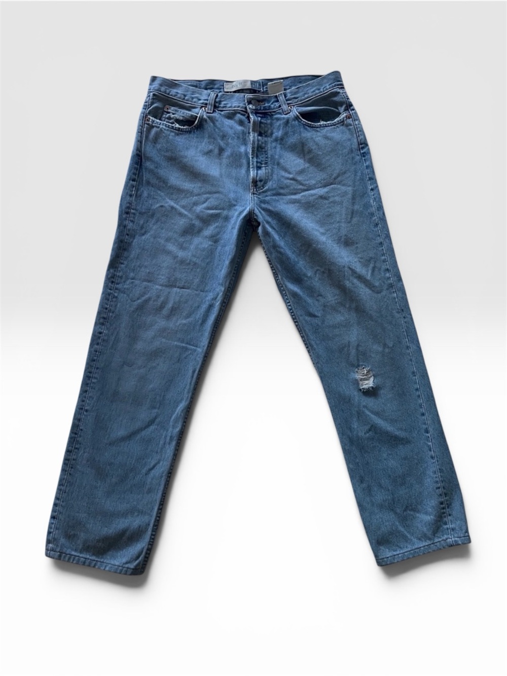 GAP Boy fit women's jeans, 100% cotton (no stretch) size 14 regular